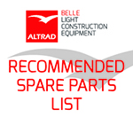 BC 350 Recommended Spare Parts List